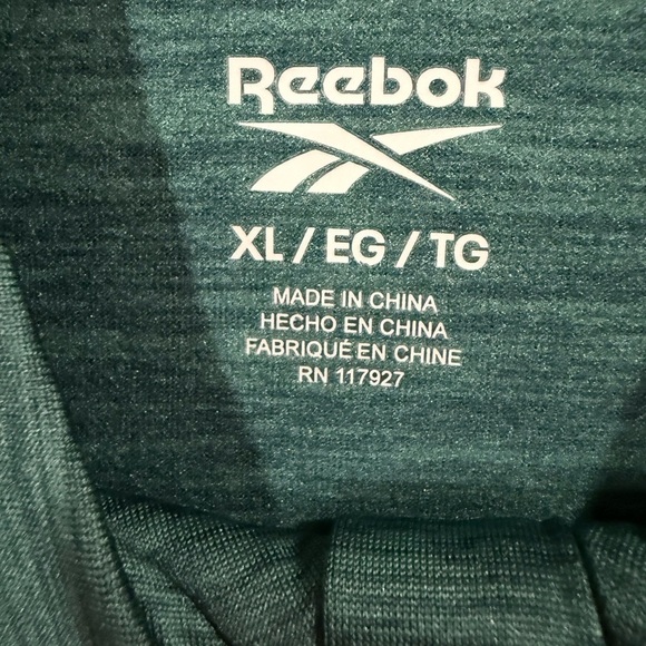 Reebok Women Performance Workout Full Zip Jacket Slim Fit Armholes Green Size XL - Picture 5 of 8